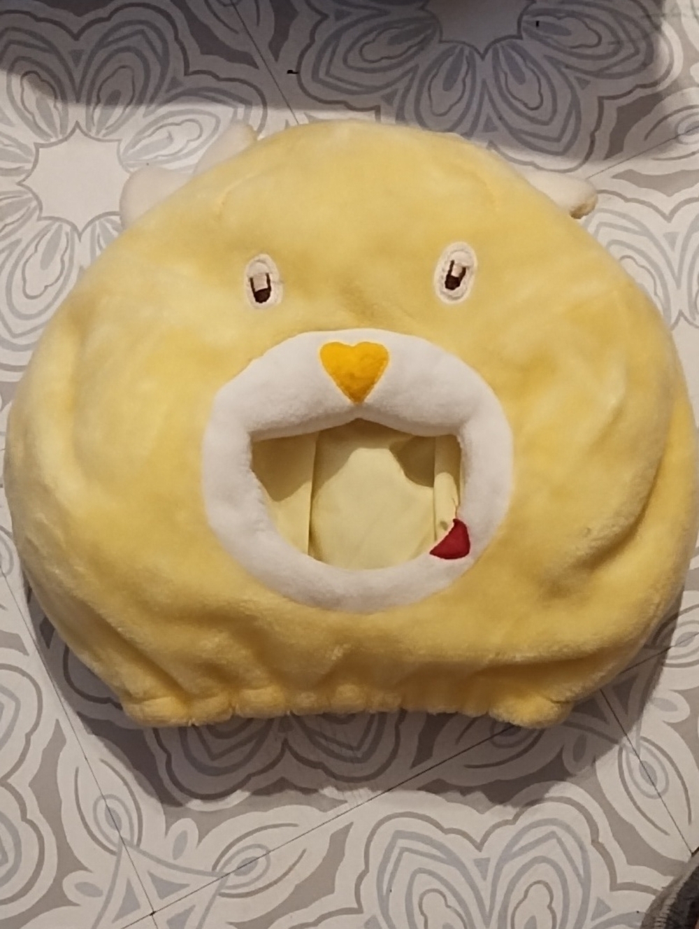 Care bears SUNSHINE BEAR Halloween Mask Pillow Plush Kids Play Dress Up